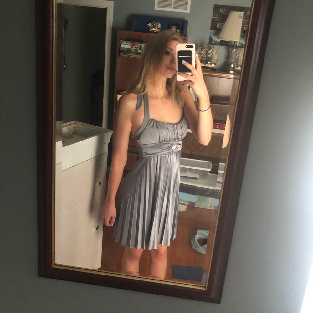 Grey Formal Dress